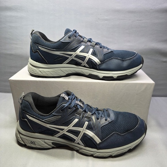 ASICS Shoes Mens 11.5 Gel Venture 8 Blue Gray Athletic Workout Running Sneakers‎ main image 13